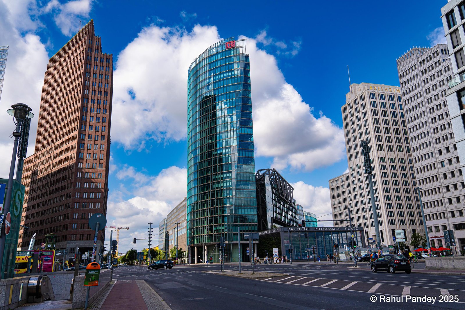 Potsdamer Platz, the commercial hub of Berlin