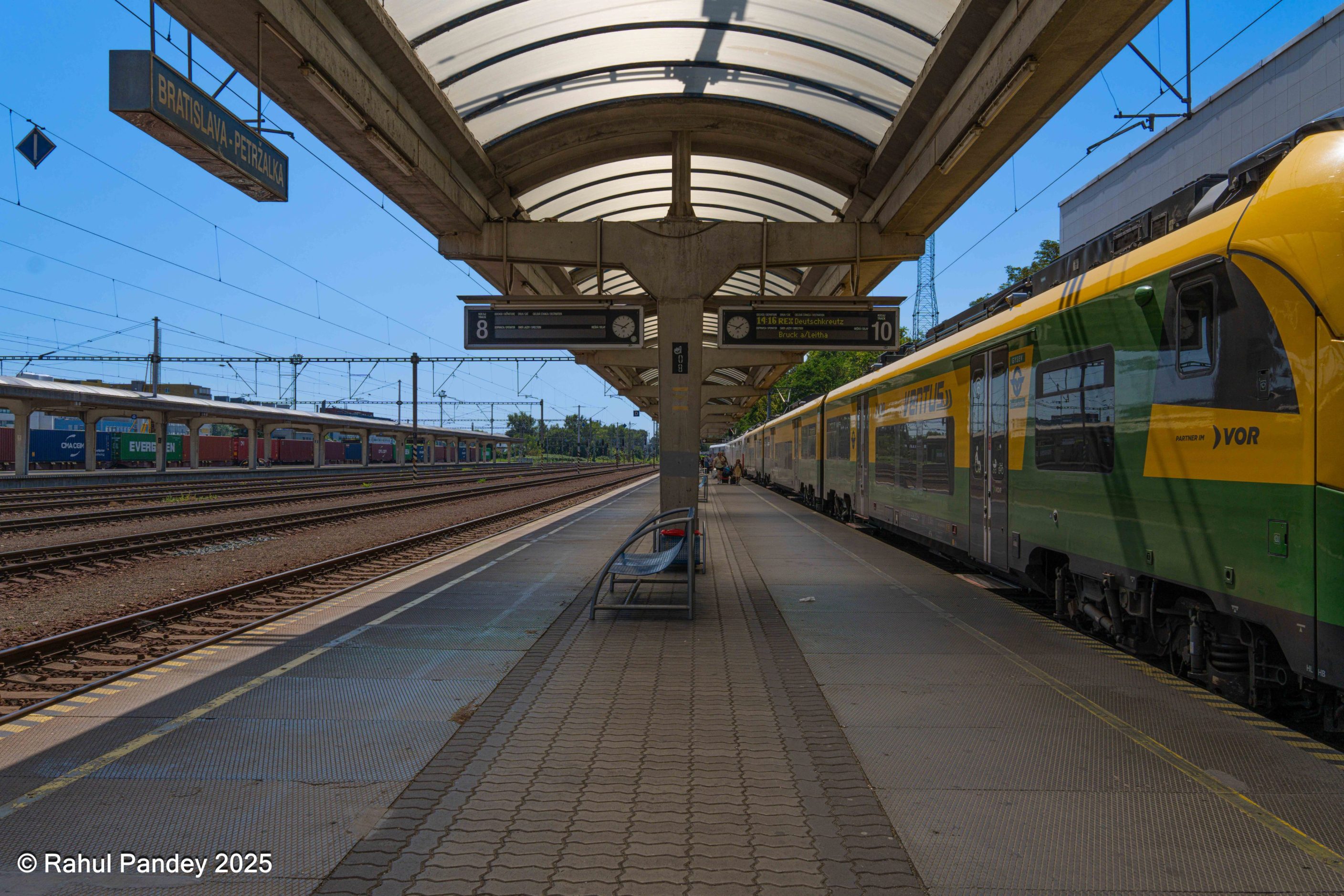 Bratislava Station - local train to Vienna