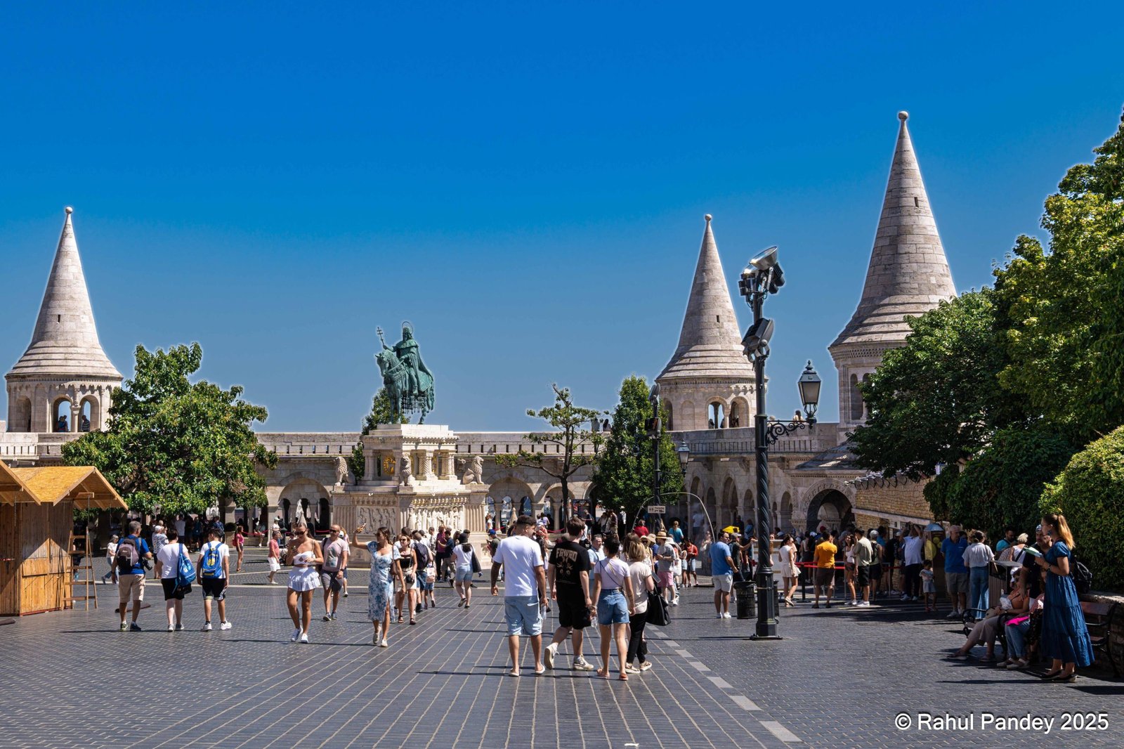 Fisherman Bastion Viewing Gallery  Statue of St. Stephen I, Budapest