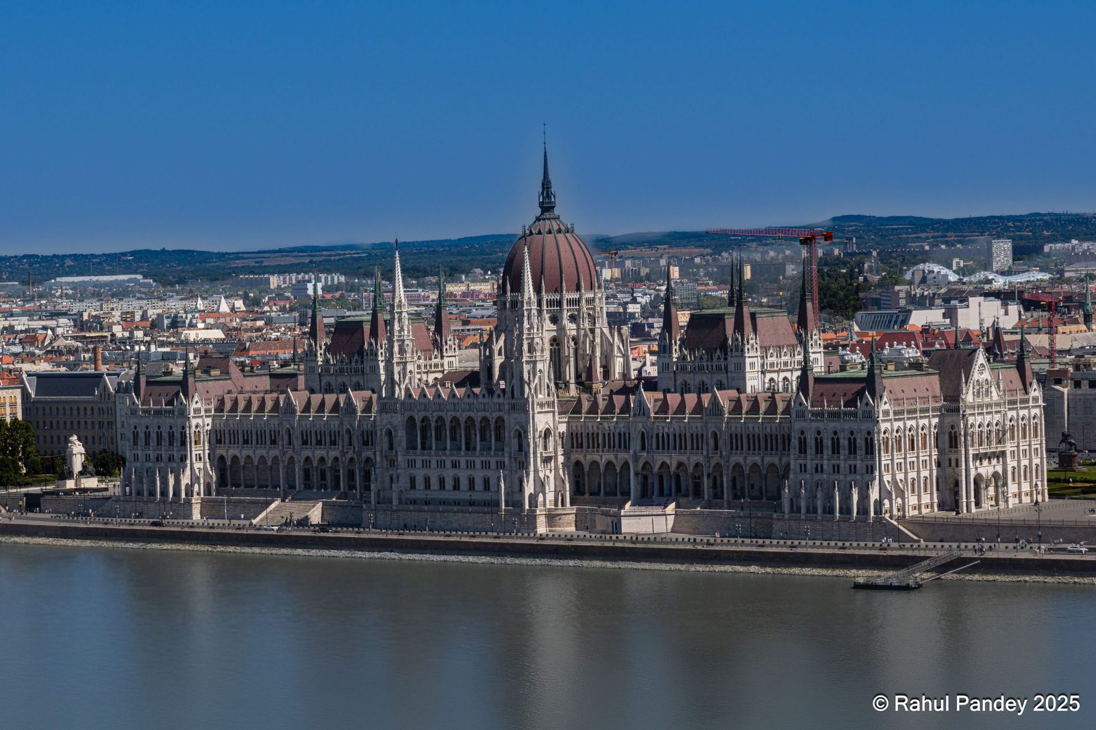 Hungarian Parliament on Danube river, Budapest