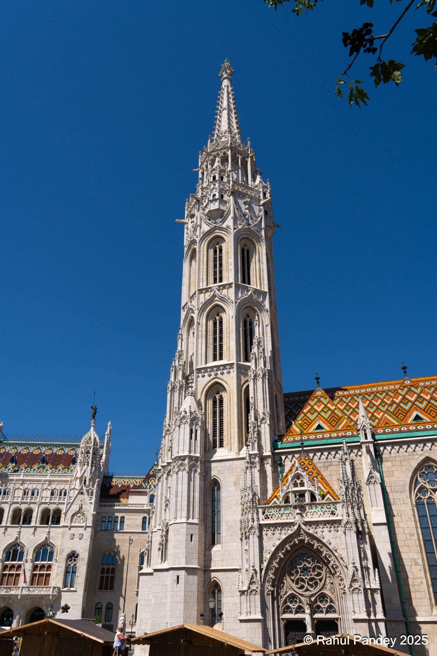 The Church of Our Lady of Buda Castle (Matthias Church), Budapest (Side View)