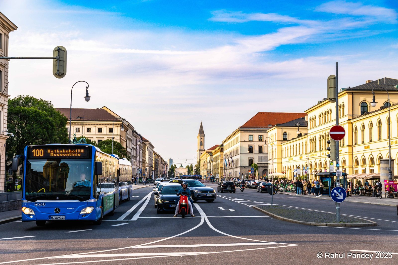 Munich Birenerstraße Odeonsplatz Near the entry to Hofgarten.