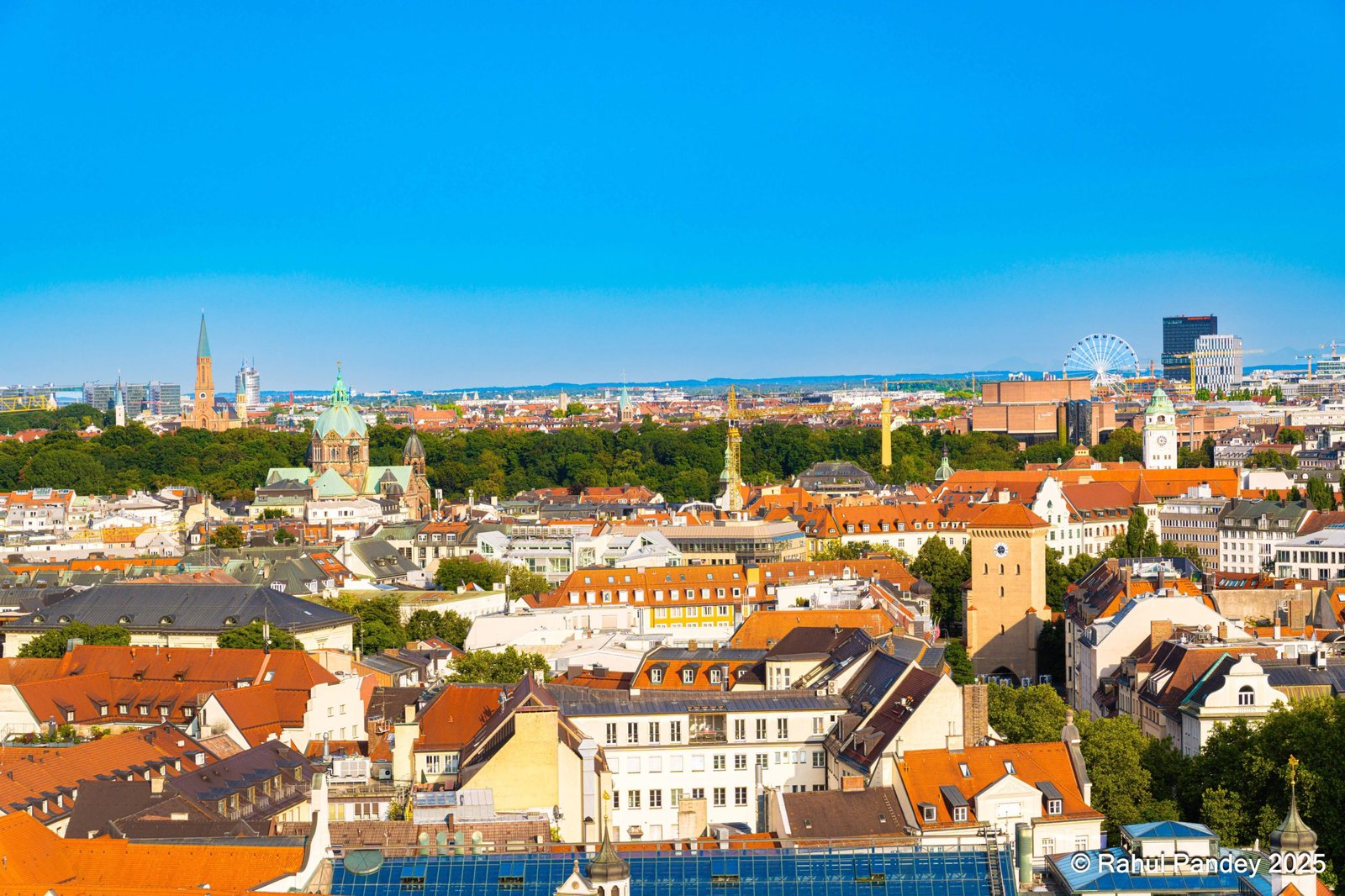 Munich Panorama from Rathaus Tower