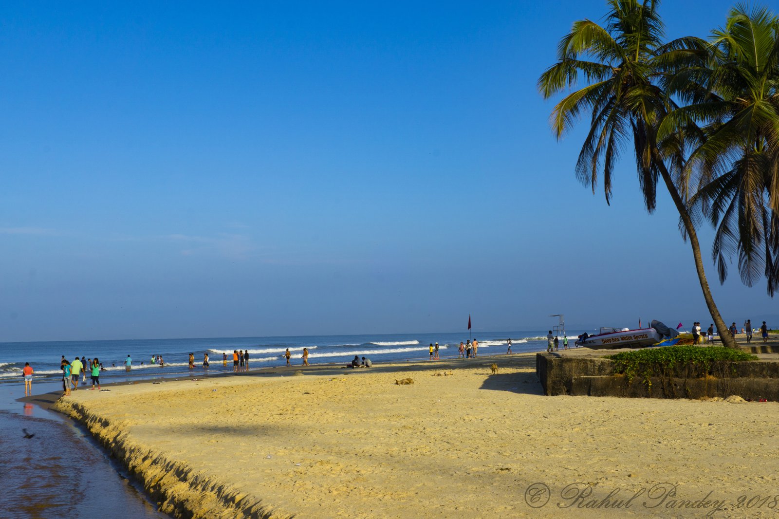 Bluer Shades of Blue at Colva Beach, Goa
