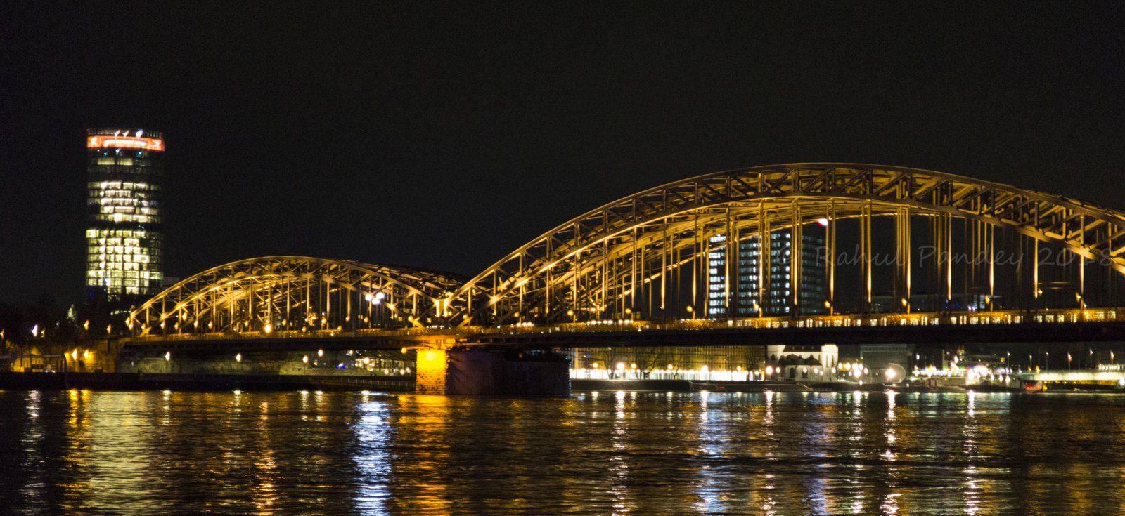 Hohezollen Bridge on Rhine in Cologne