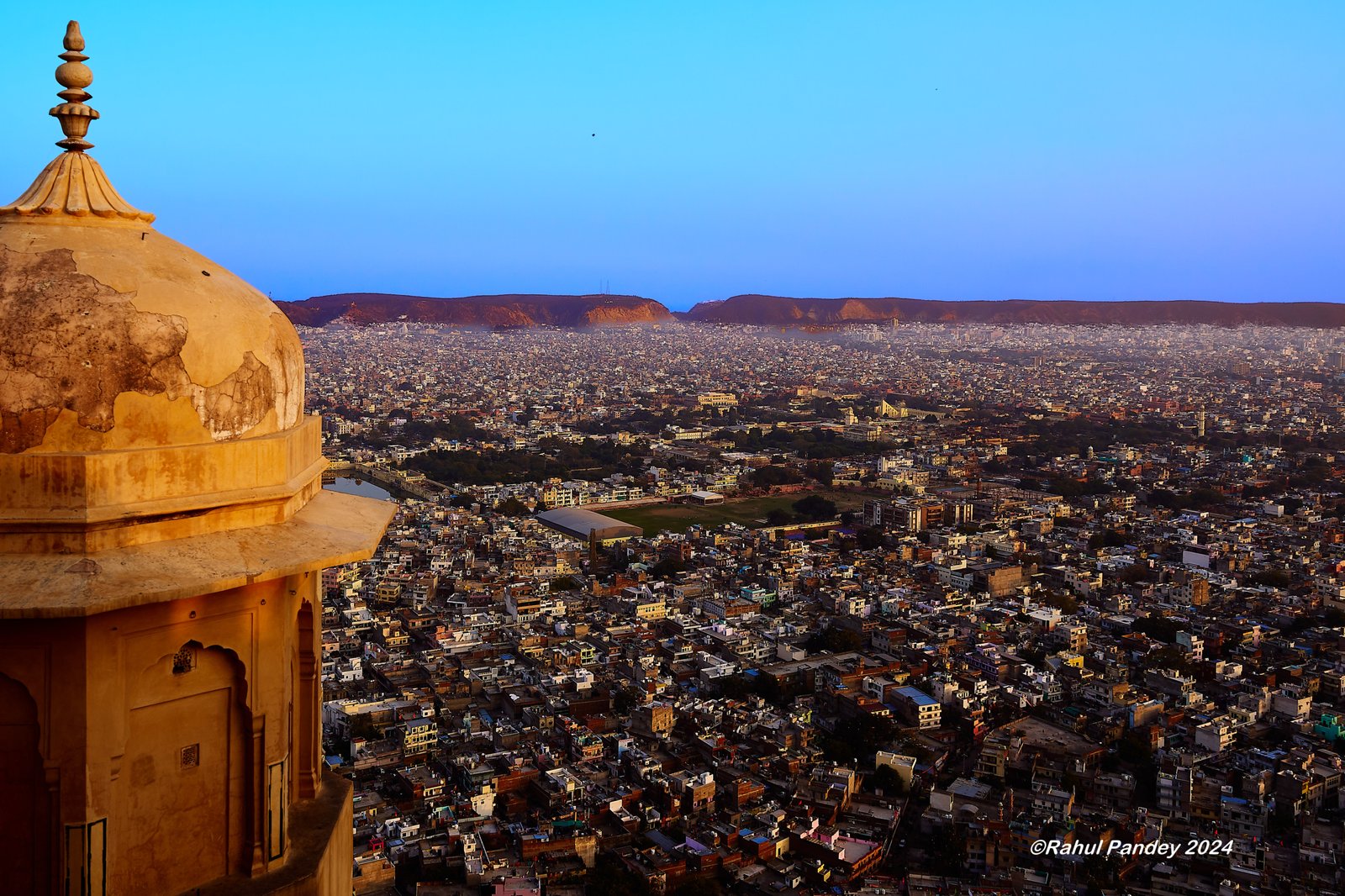 Jaipur - Top View from Fort Nahargarh