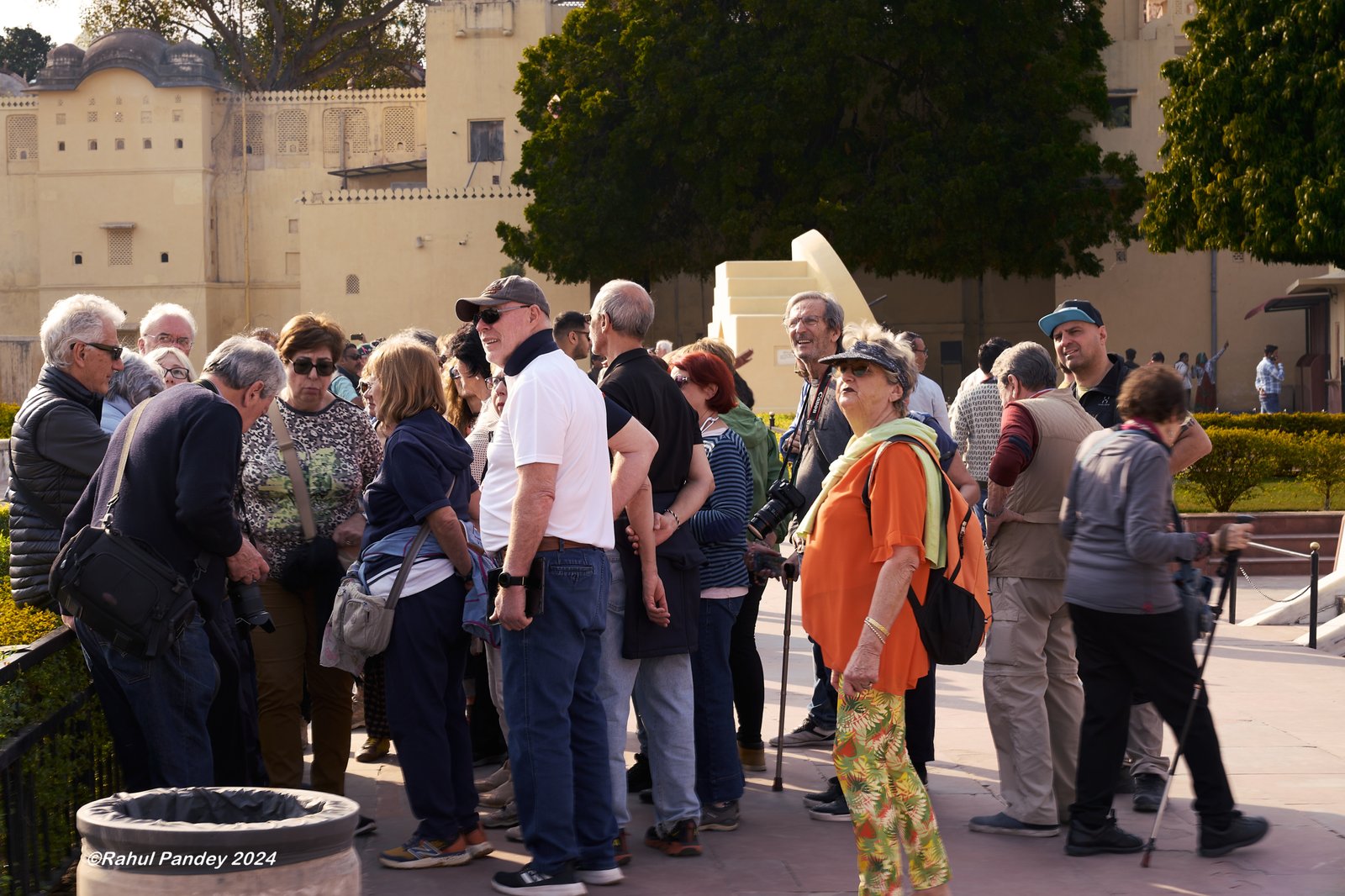 Tourists at Jantar Mantar Observatory Jaipur