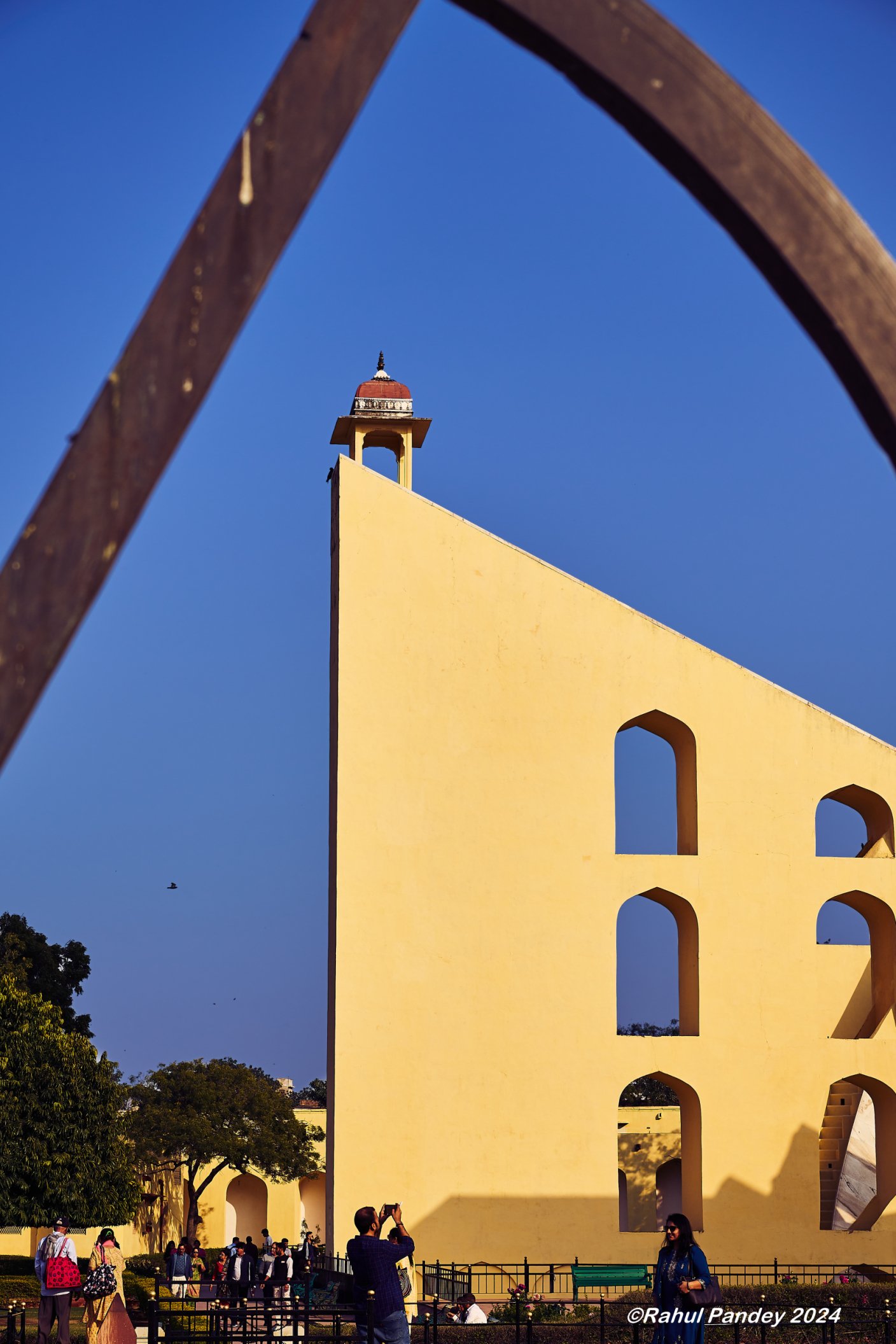 Largest Sun Dial at Jantar Mantar Observatory Jaipur