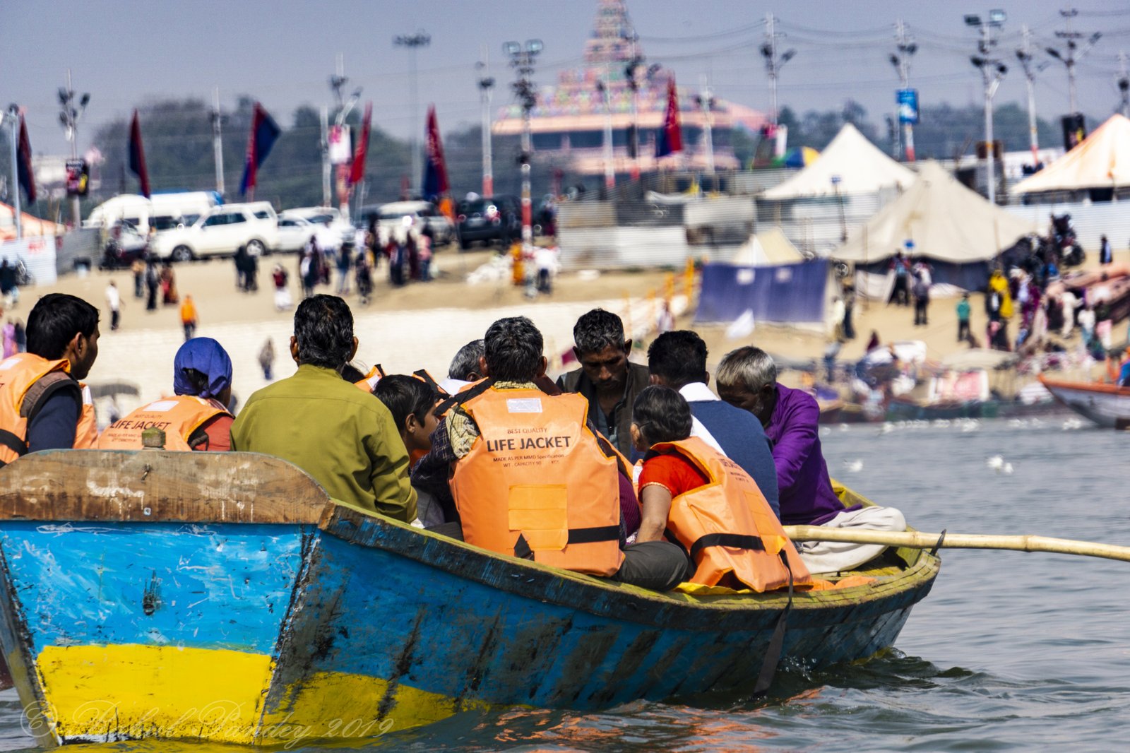 Boats at Kumbh