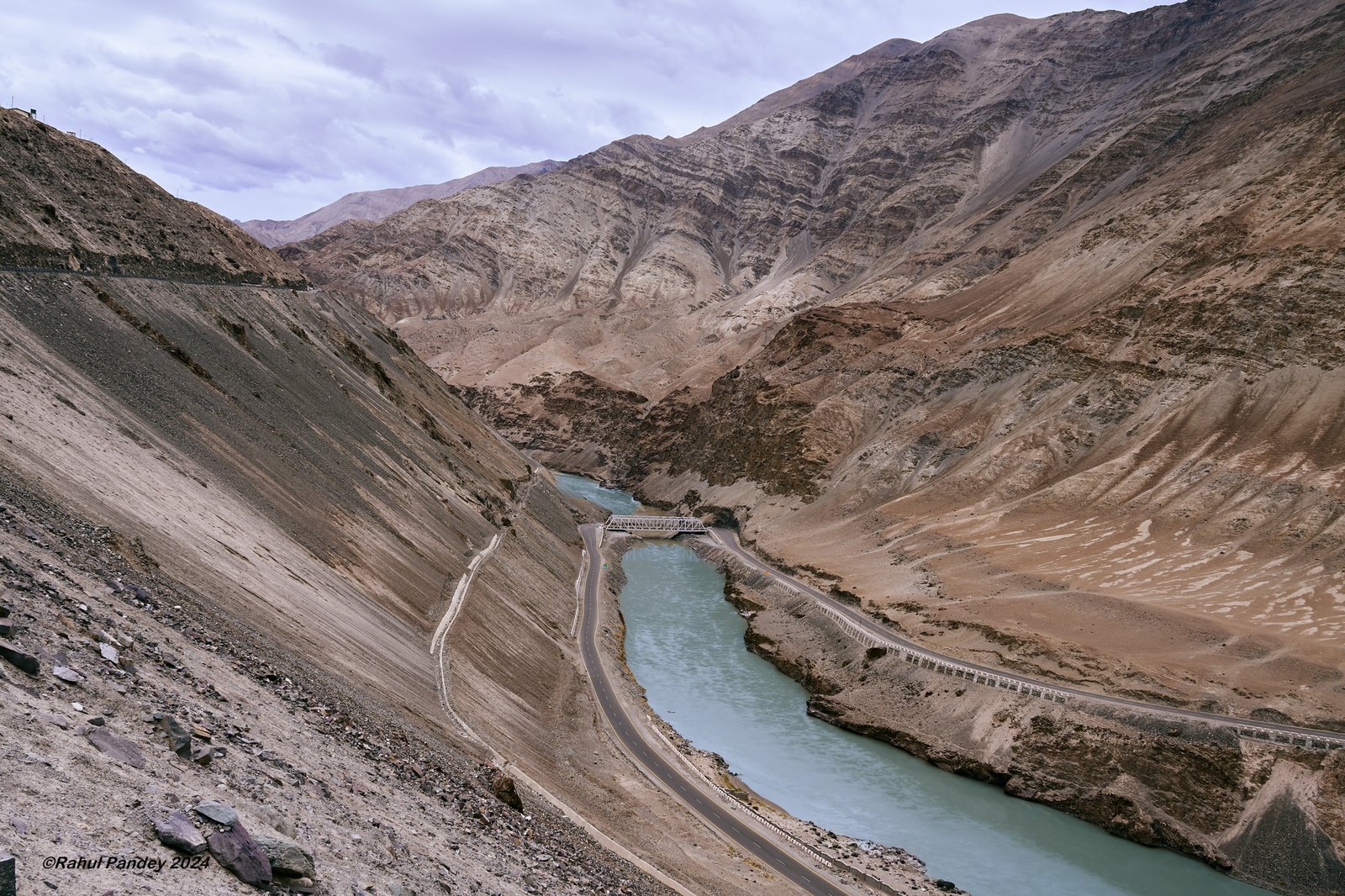 Indus River near Sangam Point - Ladakh, India
