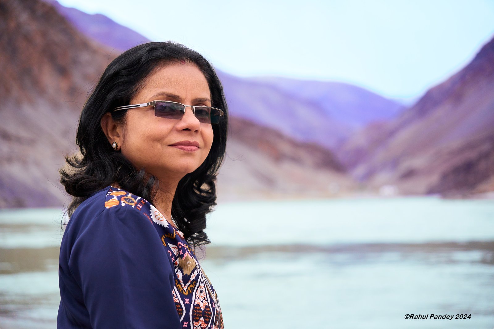 Portrait at Sangam Point -Ladakh. India