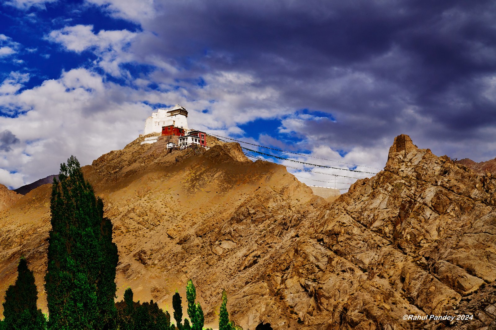 Tsemo Castle in Leh, India