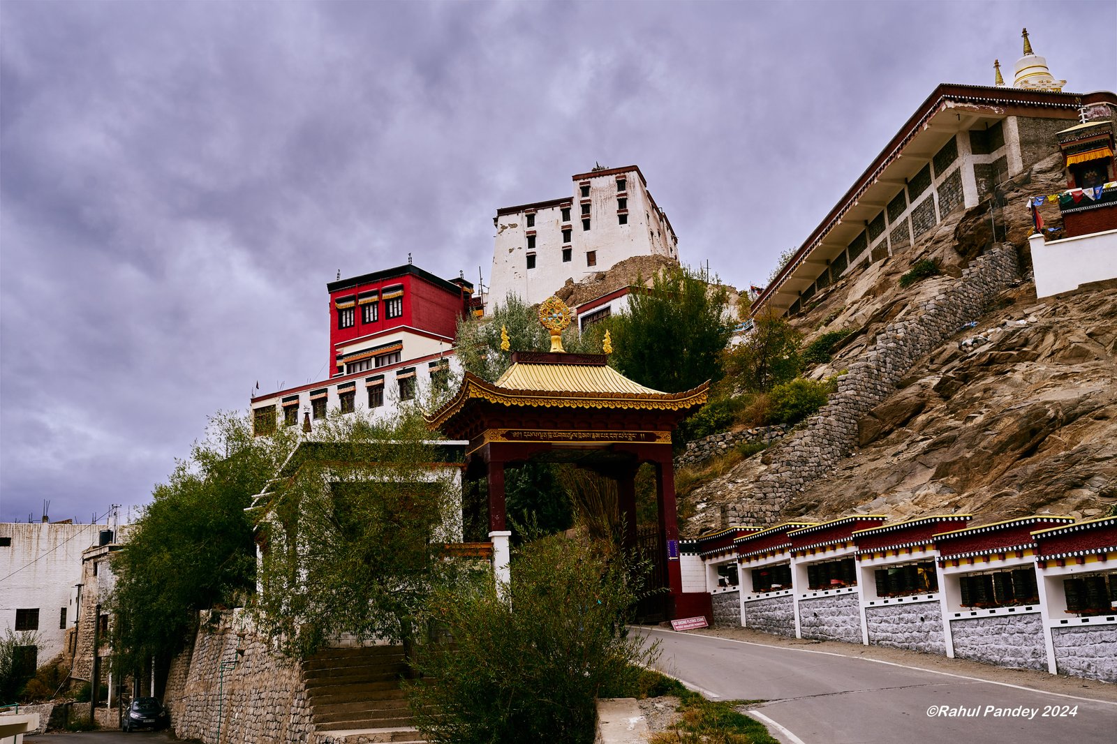 Thiksey Monastery main entrance– Ladakh, India
