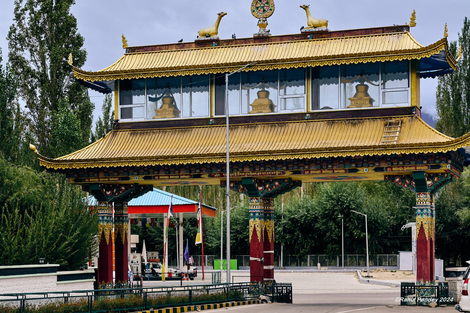 Thiksey Monastery main gate– Ladakh, India