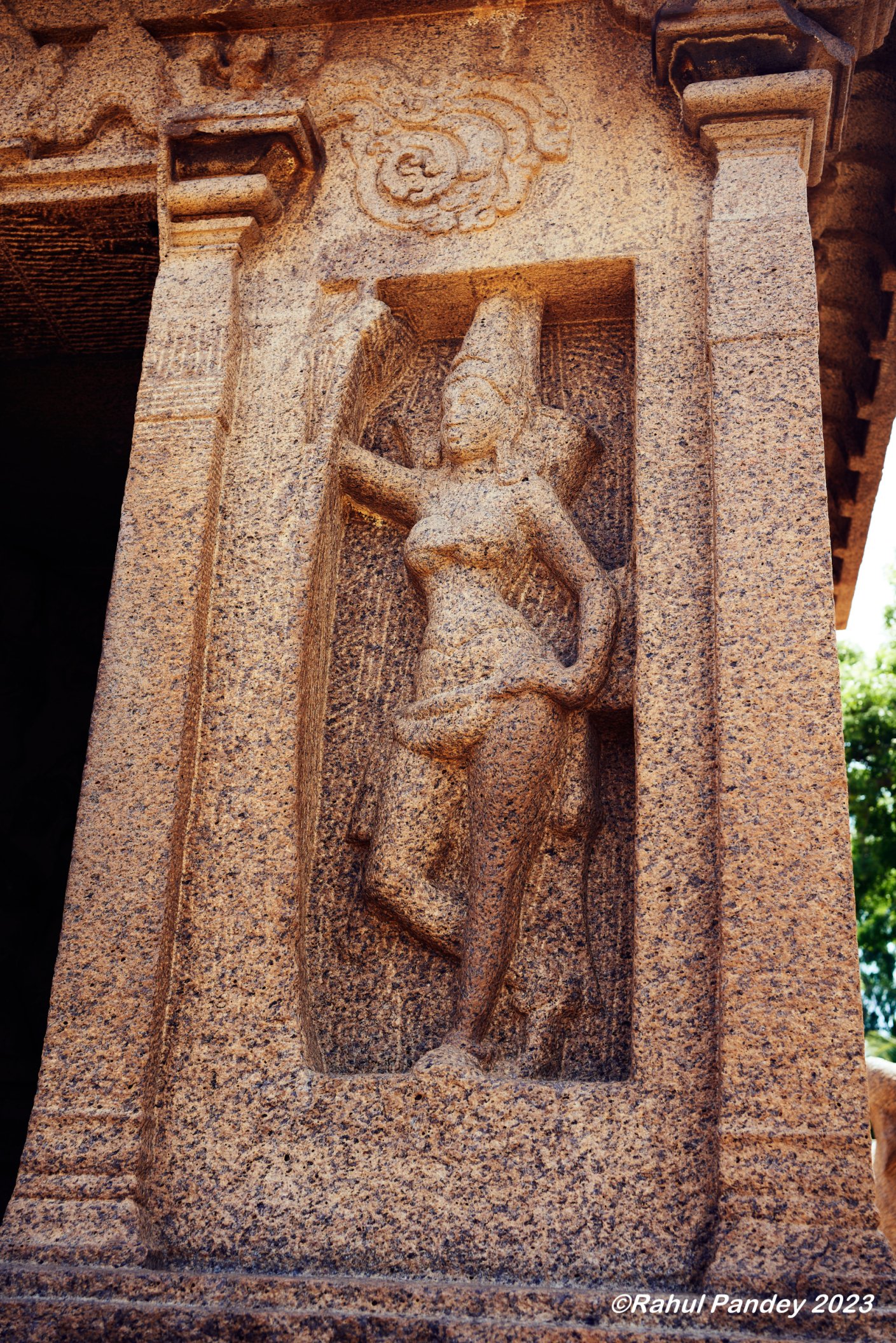 Carvings at Arjuna Ratha Temple - Mahabalipuram
