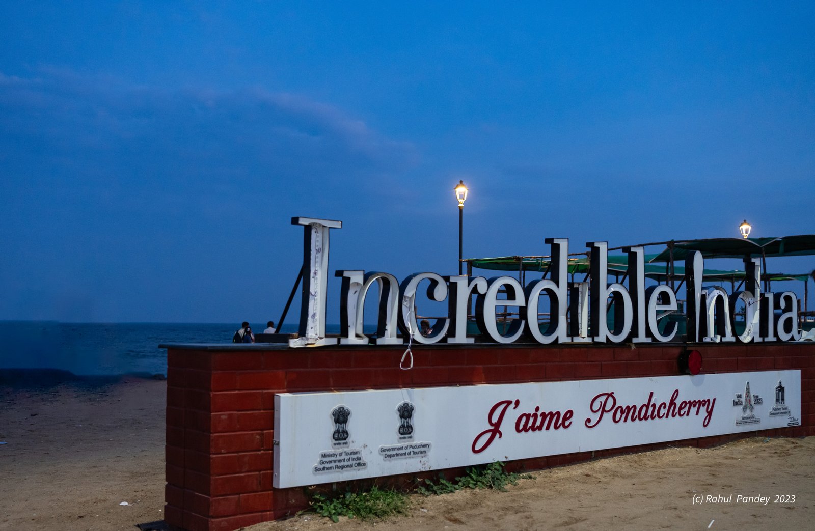 French at Promenade Selfie Point - Pondicherry