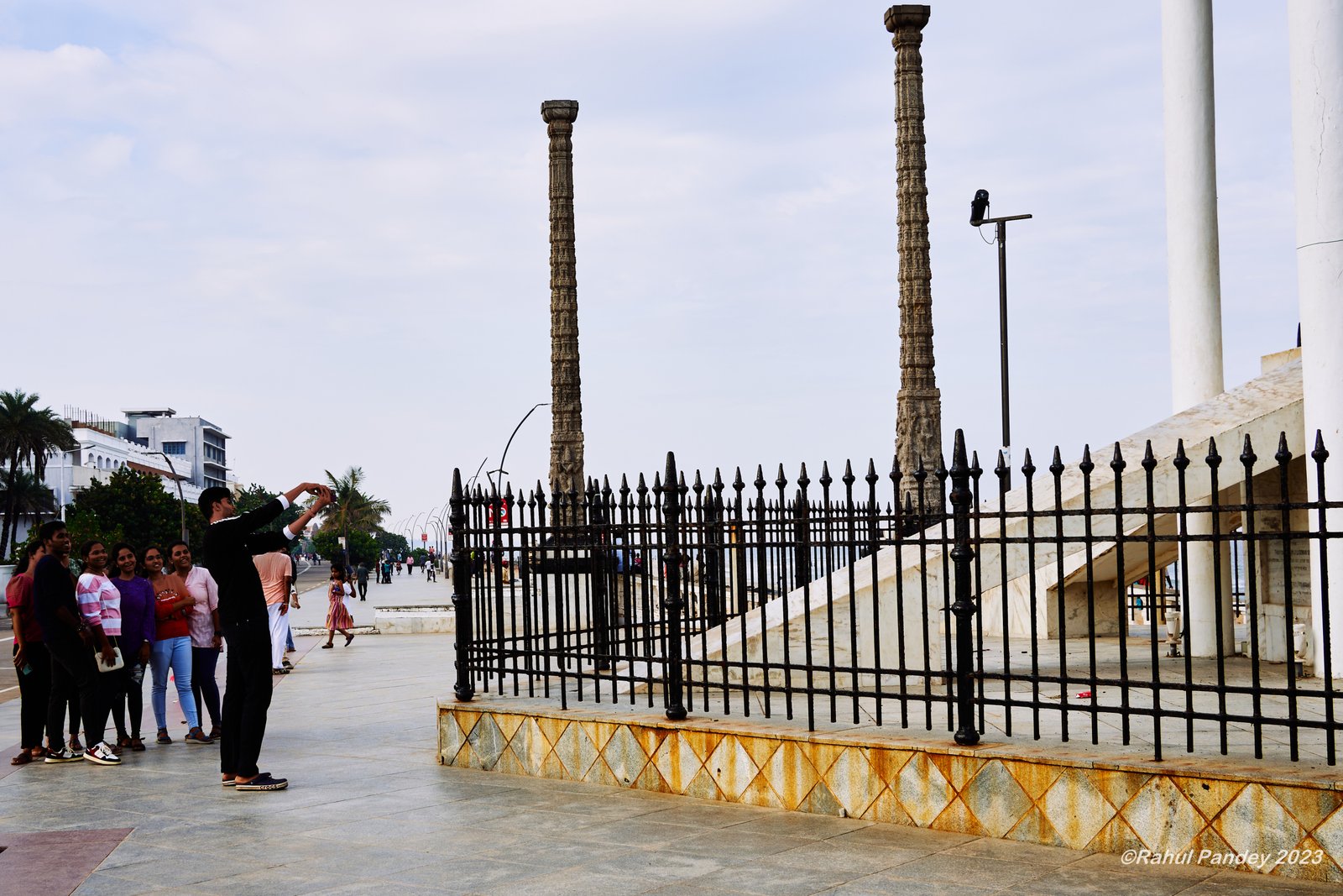 Selfie at Promenade Beach - Pondicherry