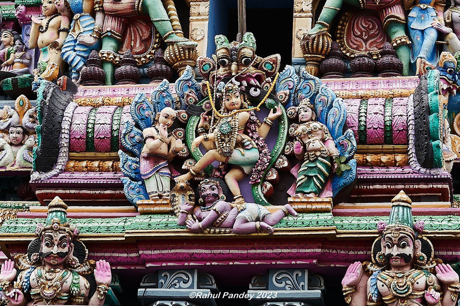 Architecture at Shri Vedapuriswarar Temple - Front Side