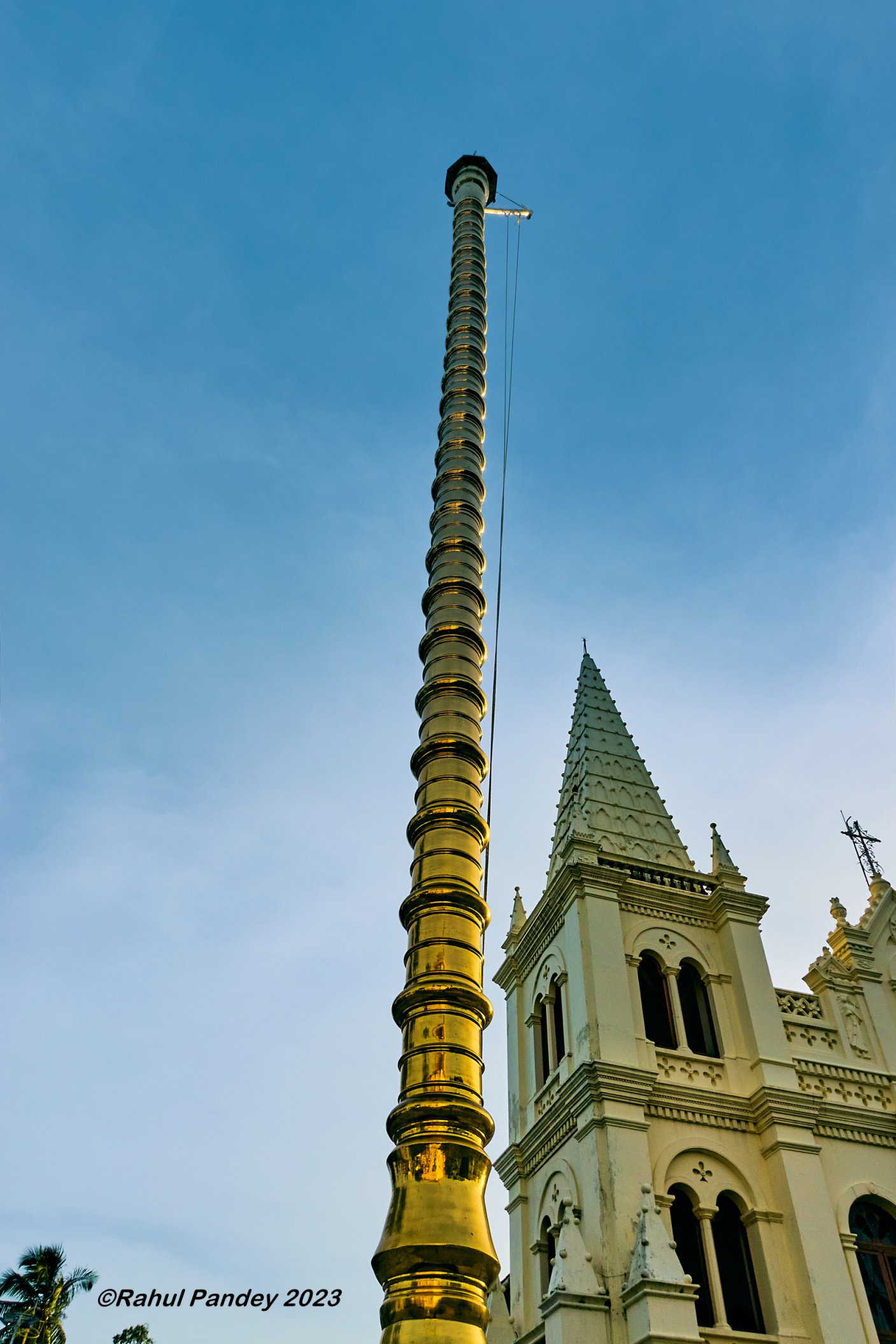 Outside Santa Cruz Cathedral Basilica