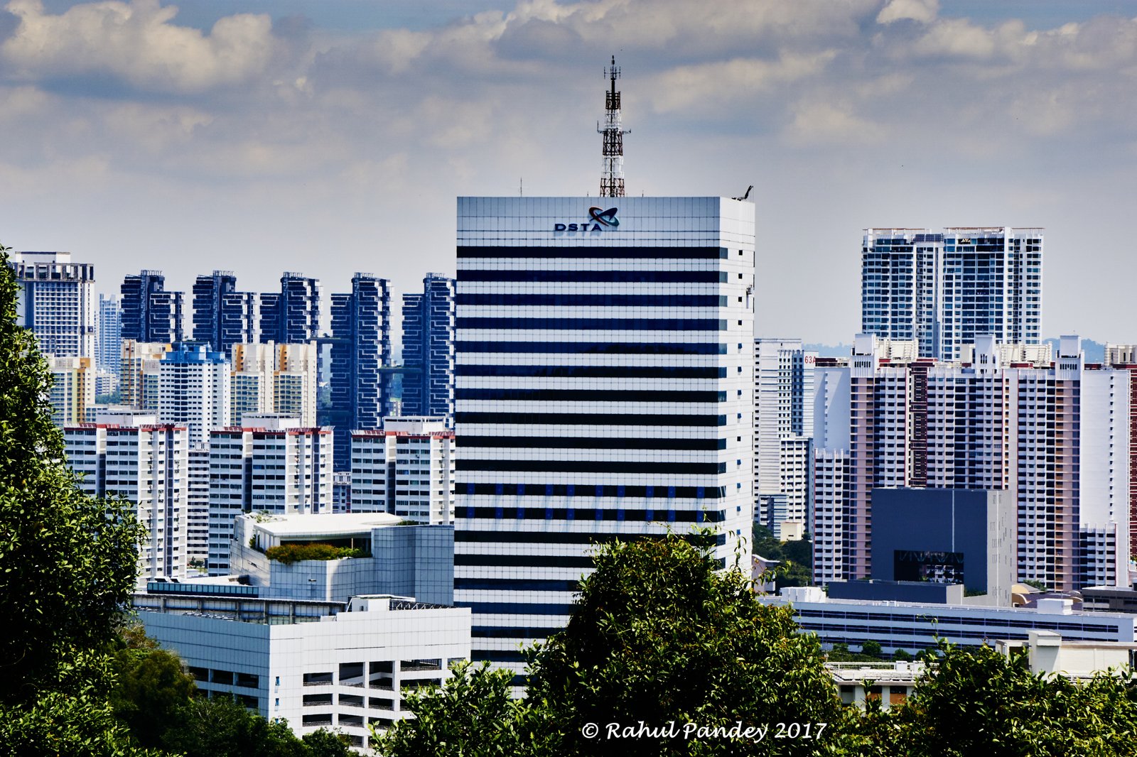 Singapore Highrises from Mt Faber
