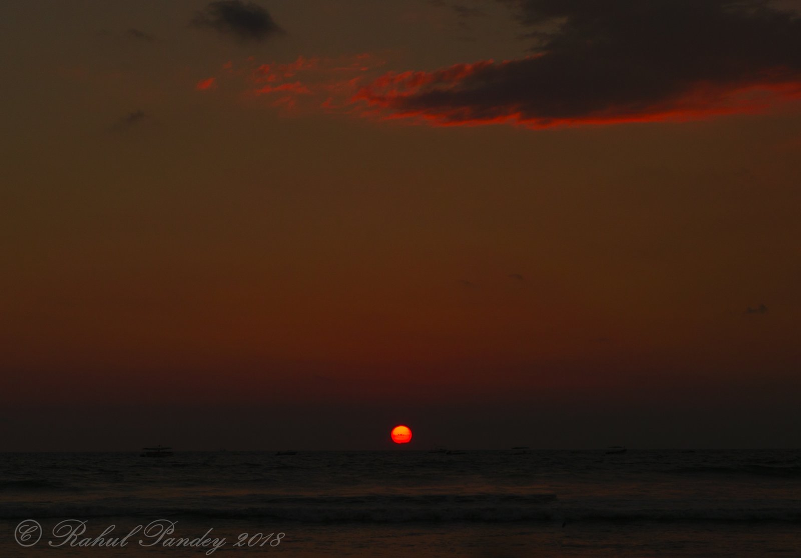 Sun Sets at Colva, Goa