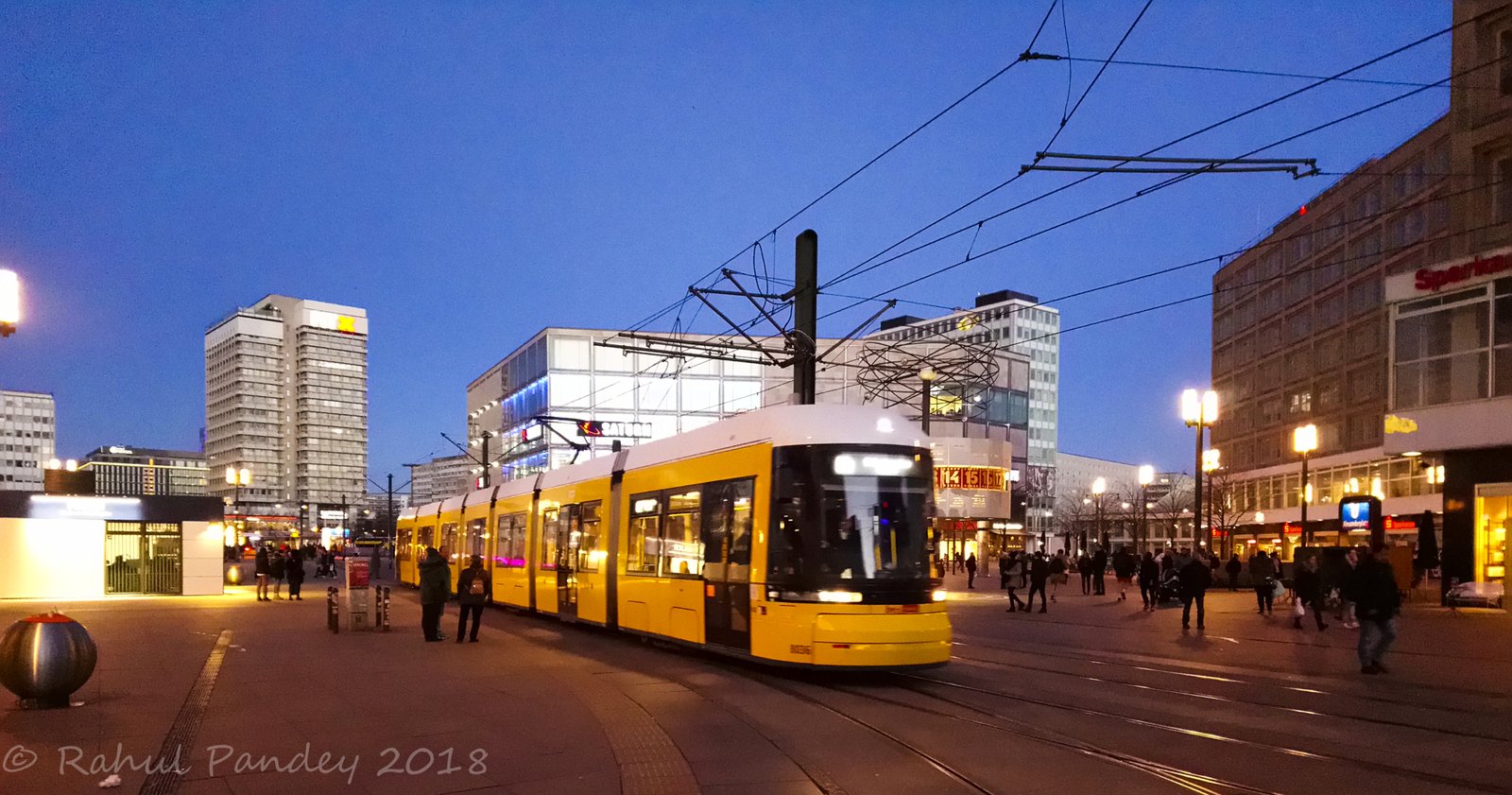 Tram at Alexanderplatz