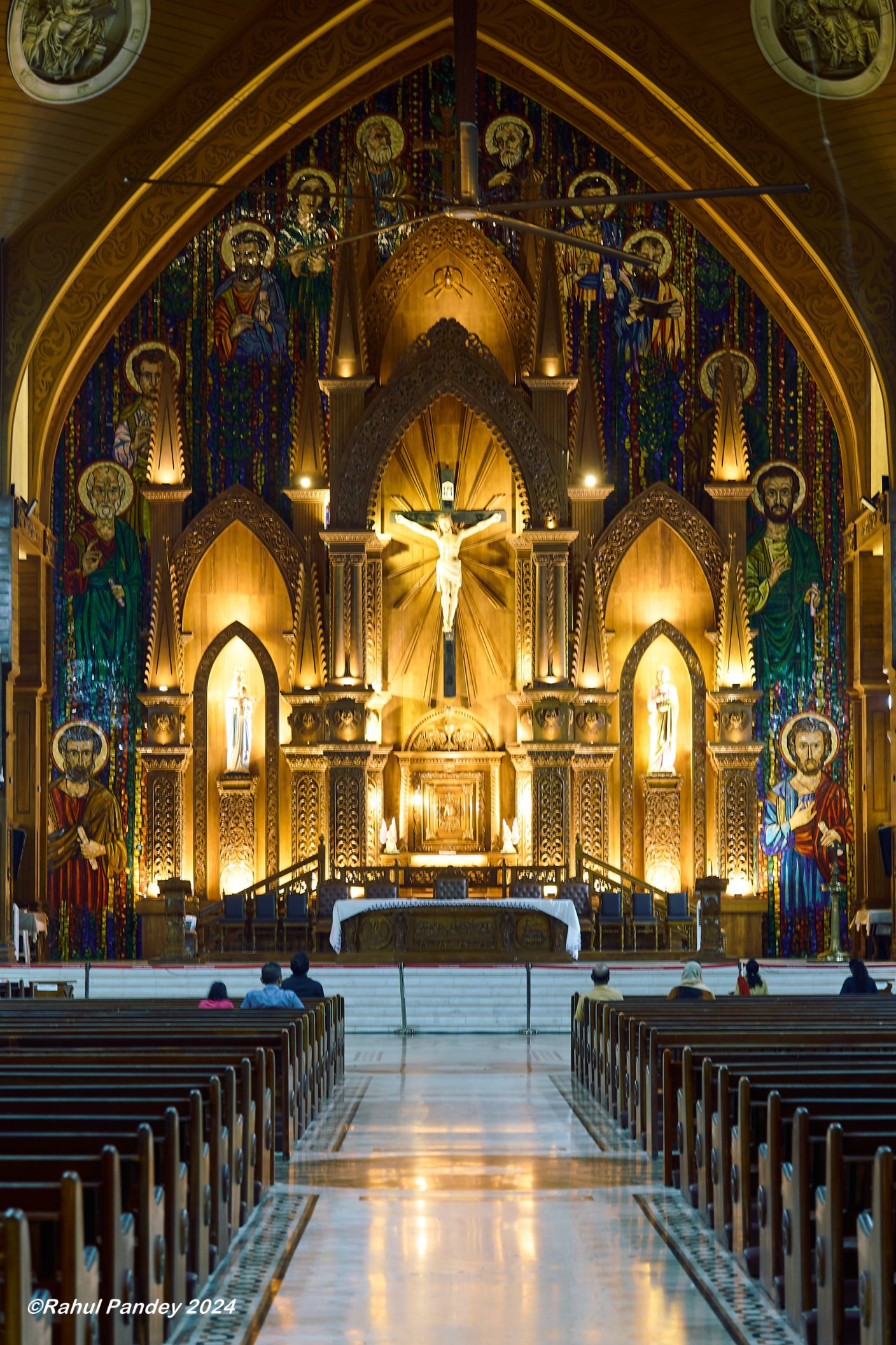 Trivandrum Madre De Deus Church Inside