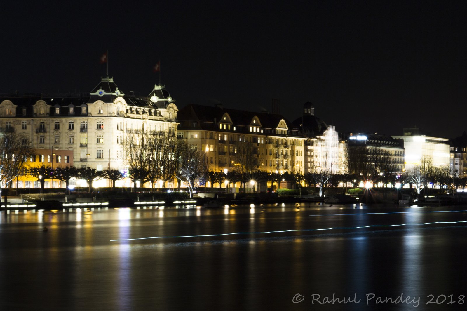 Zuricher See at Night